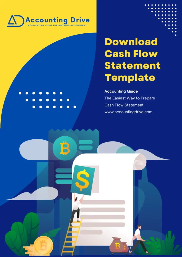 Cash Flow Statement Template by Accounting Drive