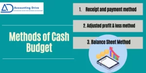 methods of preparing cash budget