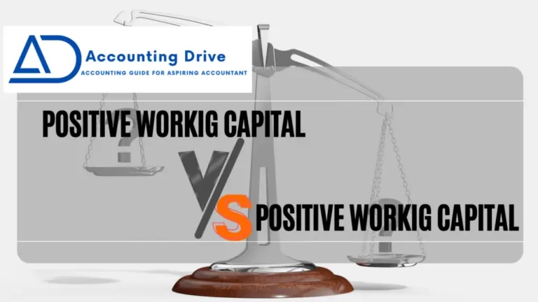 negative vs positive working capital