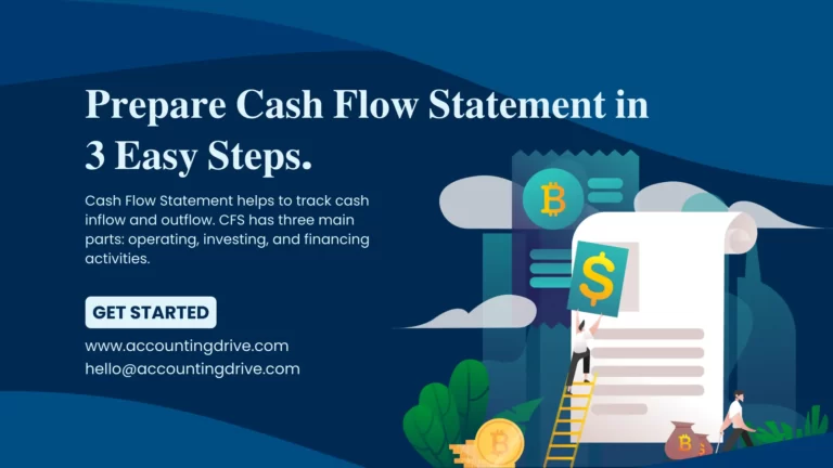 prepare cash flow statement