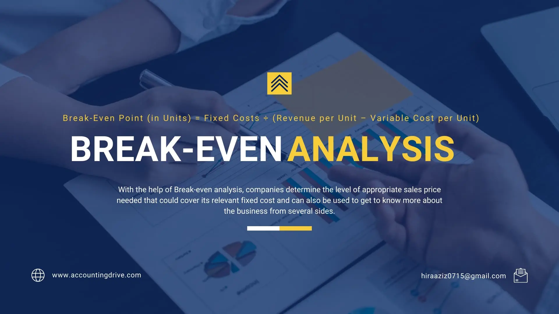 Break Even Analysis Formula Example Accounting Drive